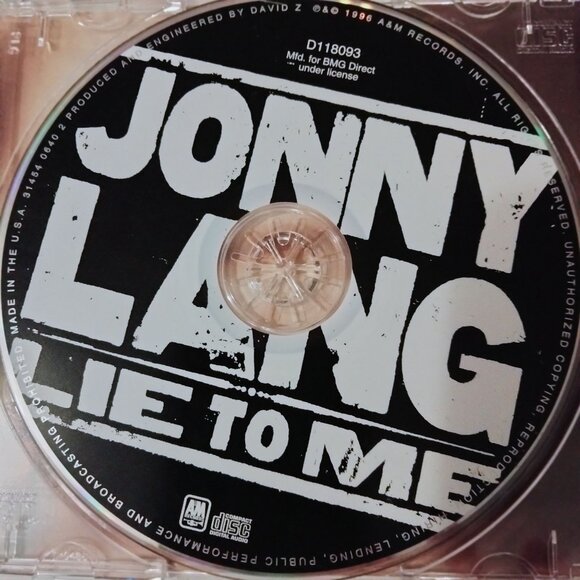Jonny Lang Lie To Me CD Album - Picture 3 of 5